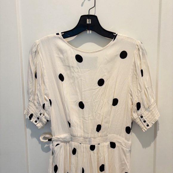 Anthropologie Maeve Breana Polka Dot Midi Dress Size 6 - Picture 7 of 14
